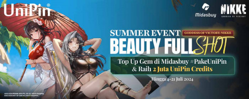 [Summer Event] Dapatkan “BEAUTY FULL SHOT” di Goddess of Victory: Nikke & Raih 2 Juta UniPin Credits